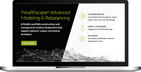 Wealthscape Advanced Modeling & Rebalancing Guided Tour